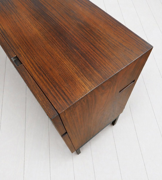 Aparador antiguo de palisandro con mueble para tocadiscos – Aparadores, Metal, Wood (photo 9 of 10)