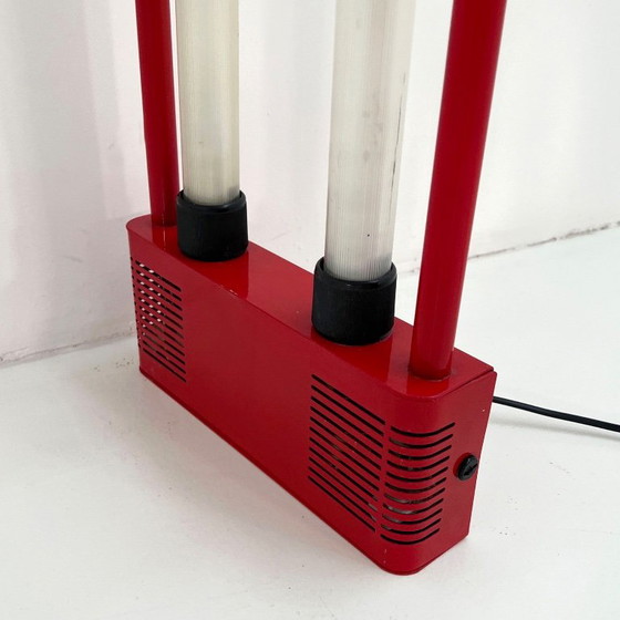 Lampe néon double rouge moyenne par Gian N. Gigante pour Zerbetto, années 1980 – Luminaires, Glass, Metal (photo 6 of 7)