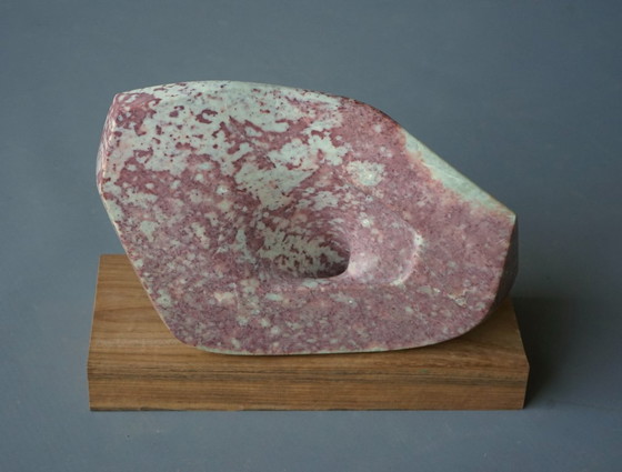 Image 1 of Abstract Stone Sculpture in the style of Barbara Hepworth. 1970s