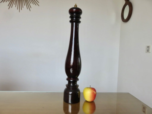 Moulin à Poivre "CHIARUGI" "CC" Firenze Italy, en Bois Laqué, 1970, XXL – decoratieve objecten, Wood (photo 2 of 12)
