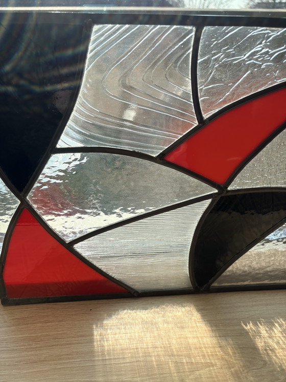 Image 1 of Bellissima vetrata artistica 30x100