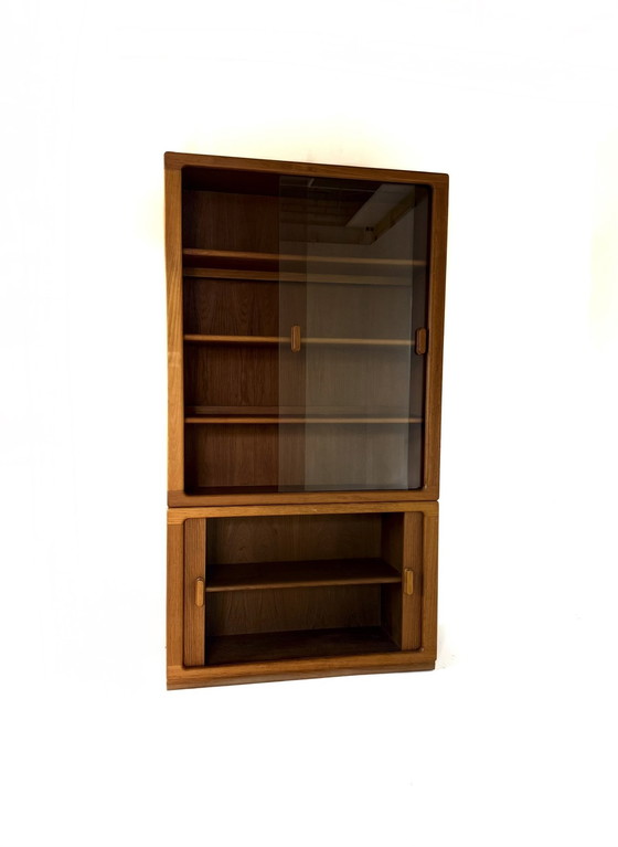 Image 1 of Vintage XL Danish display cabinet, Silkeborg Møbelfabrik '70