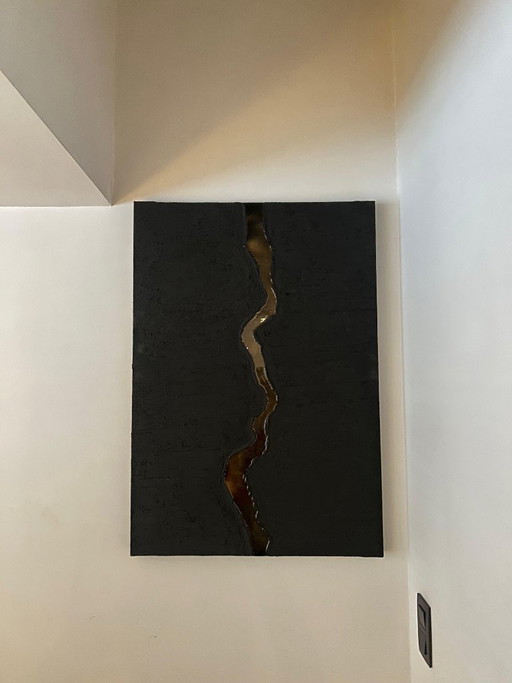 Modern Abstract Painting - Handmade on Canvas - Unique Artwork - 100 x 70 cm – schilderijen tekeningen