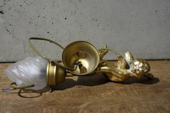 Image 1 of Pendant lamp – Art D France – With putti or cherub