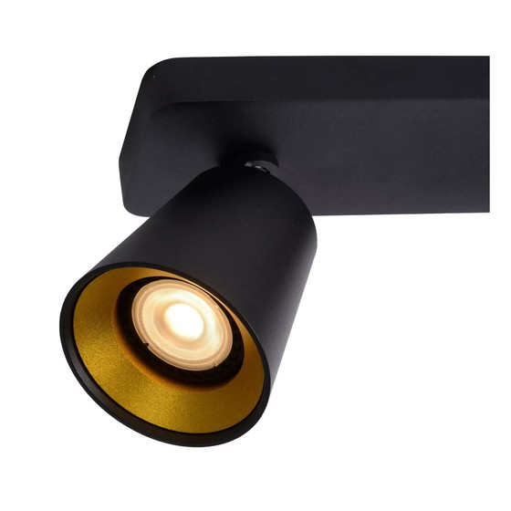 Lucide TURNON plafondspot - LED dim to warm - Zwart – Spot lights, Aluminium, Modern (photo 2 of 3)