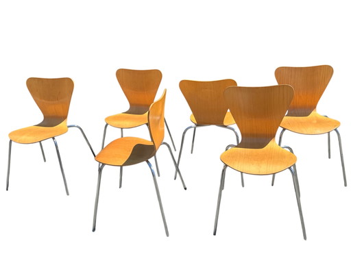 10 sedie a farfalla vintage