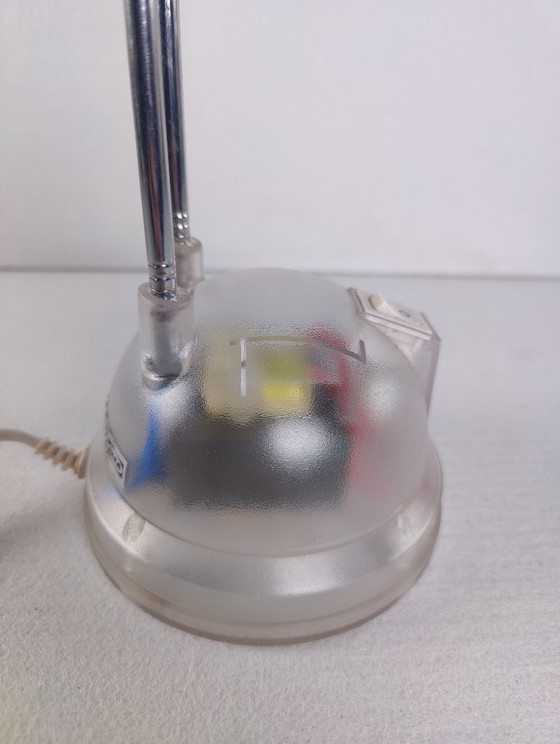 Image 1 of IKEA Espressivo jaren 1990 telescopische bureaulamp, transparant