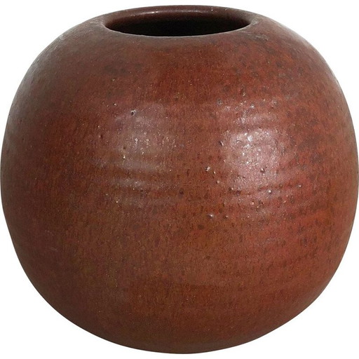 Vase d'atelier en céramique vintage par Piet Knepper pour Mobach, Pays-Bas 1960
