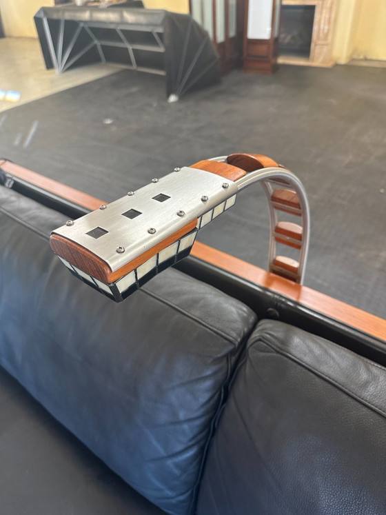 Exclusive Schuitema Baldwin Sofa with Reading Lamp – 3-5 seaters, Leather, Wood (photo 12 of 13)