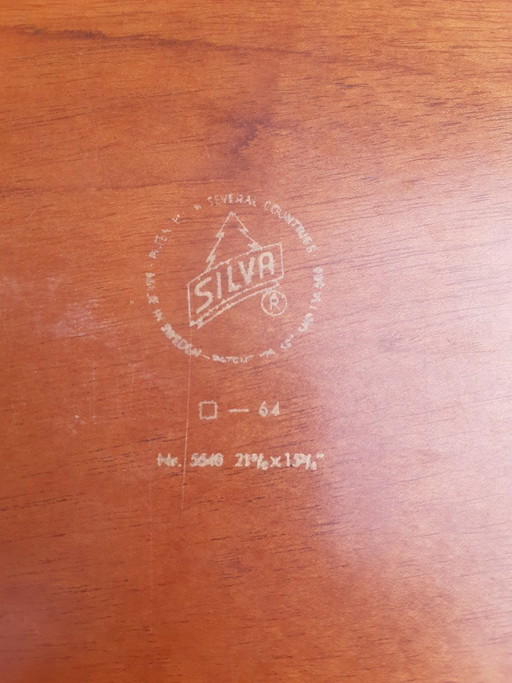 Silva teak tablet midcentury