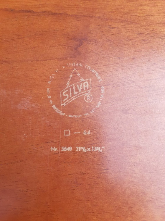 Image 1 of Silva teak tablet midcentury