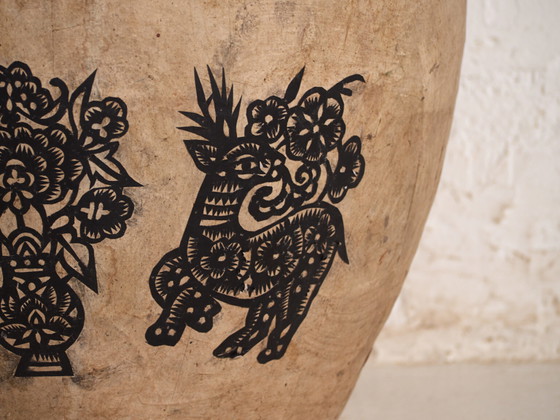 Antique Chinese papier-mâché container – China, circa 1900 – Decorative Objects, Paper (photo 26 of 40)