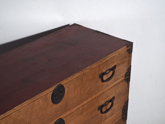 Antique Japanese Tansu - Meiji Period / Taishō (c. ) #28 – Chest of drawers, Iron (photo 13 of 40)
