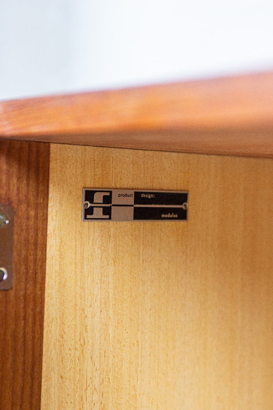 Image 1 of Vintage teak sideboard chest of drawers Fristho Modulus Danish 60s