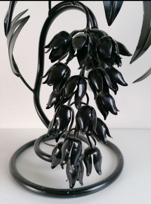 Hans Kogl Wisteria table lamp. blue wisteria