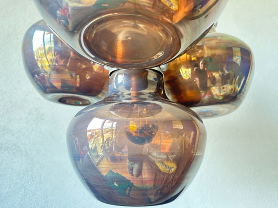Vintage Nettetal Leuchten cascade lamp – Pendant lamps, Glass, Aluminium (photo 14 of 15)