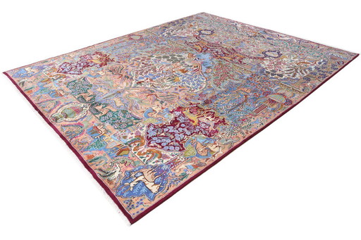 Persian carpet Kashmar 3.85 x 3.04 Oriental carpet fine No. 1138