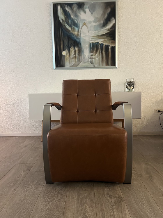 Image 1 of Bram cognac fauteuil