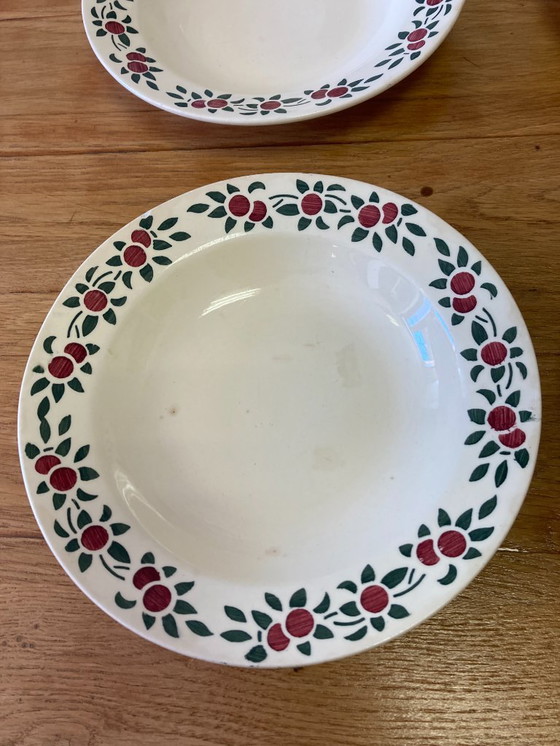 Image 1 of Set of 4 vintage "Montereau" plates