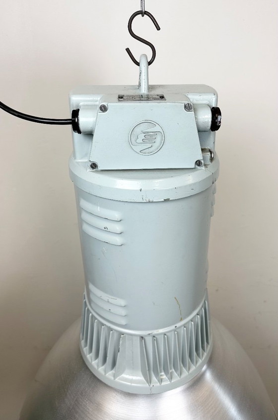 Image 1 of Large Industrial Aluminium Pendant Light from Elektrosvit, 1960s