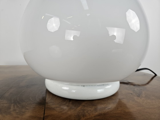 Image 1 of Mid-Century Murano Glass Table Lamp with Two Lights, 1970