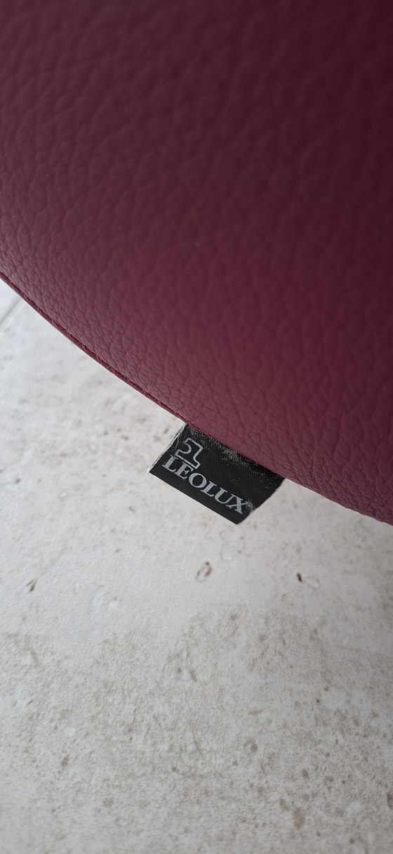 Leolux Sella - Farbe Dahlie/Orchidee – Beistellstühle, Leather (photo 4 of 5)