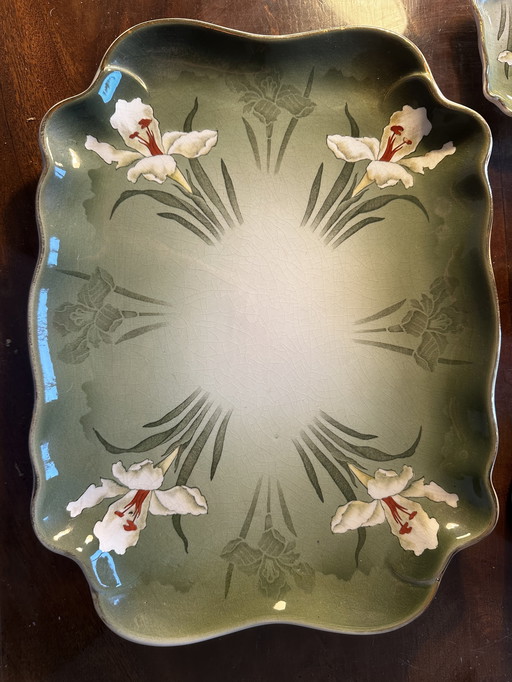 Nécessaire dit de Fumeur- Manufacture De Bruyn Faiencerie Fives Lille vers 1920