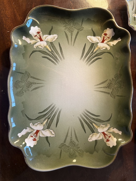 Image 1 of Nécessaire dit de Fumeur- Manufacture De Bruyn Faiencerie Fives Lille vers 1920