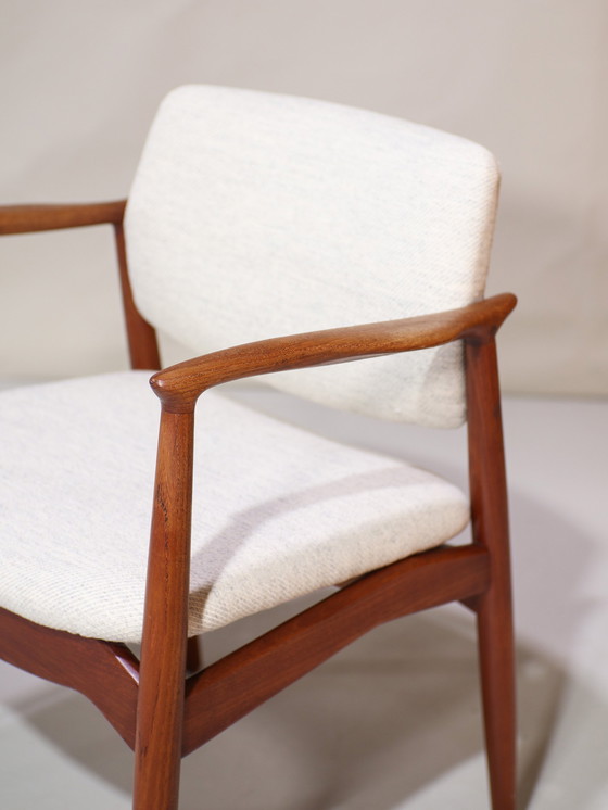 Image 1 of (2x) Erik Buch 67 Armchair Captains Chair Vintage