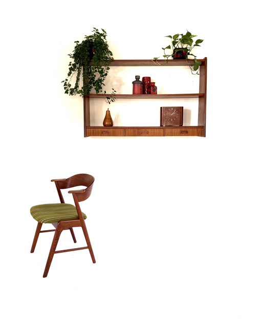 Vintage Deense Teakhouten Wandkast ‘60 – Wood