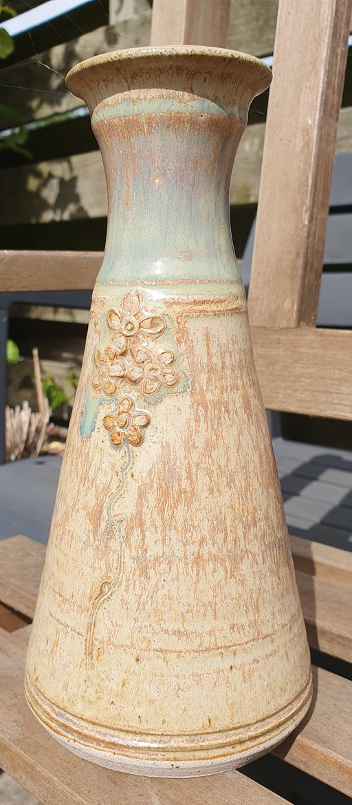 Vintage Bottle Vase Ceramic