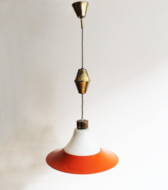 Image 1 of Vintage 1960s Adjustable Ceiling Lamp