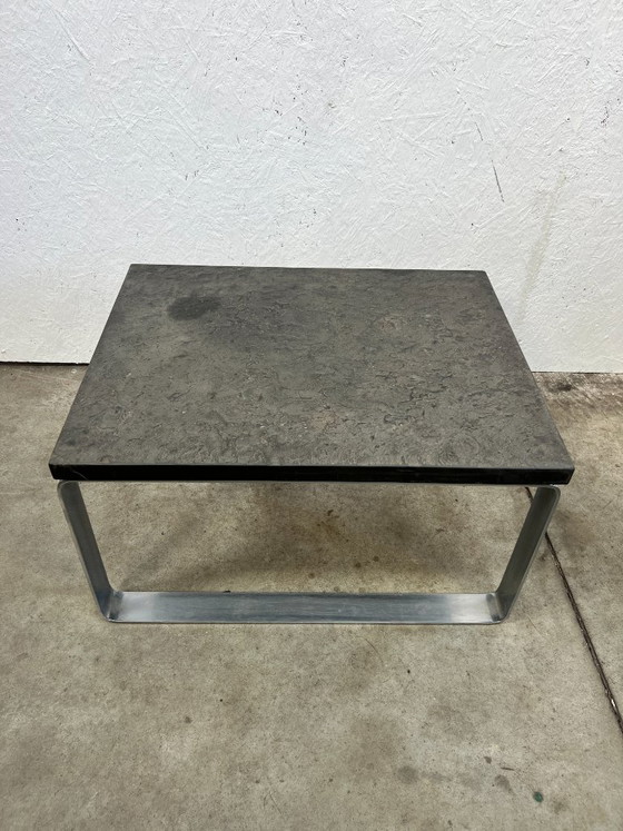 Set of Vintage Coffee Tables, Slate, Peter Draenert, Belgium, 1970s – Stone (photo 21 of 25)