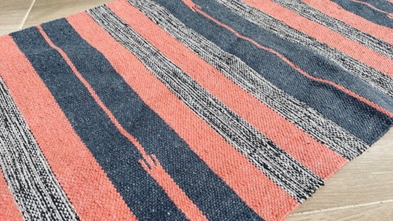 Image 1 of Kelim Teppich Baumwolle 1980er Jahre