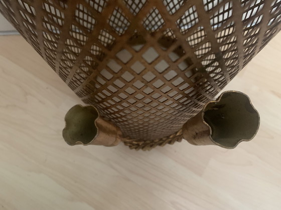 Image 1 of Regenschirmständer Schirmständer Papierkorb Umbrella stand rack paper basket im Hollywood Regency Style Li Puma Firenze Italy