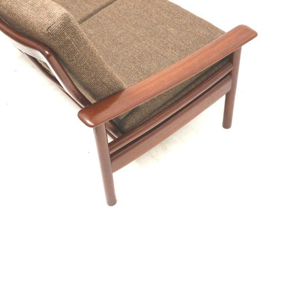Image 1 of Vintage 2-seater Danish design teak sofa from the 1960s