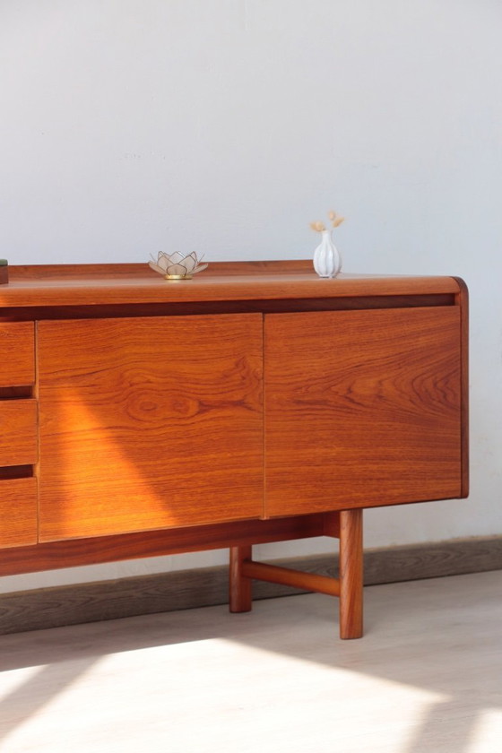 Image 1 of White Newton Teak Sideboard: Large “Petersfield” Sideboard