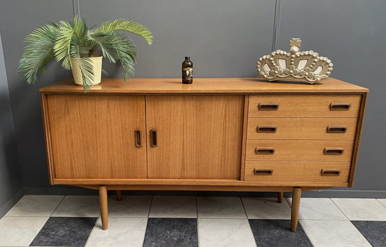 Image 1 of Teak Sideboard By Friedrich Waltke 1960S