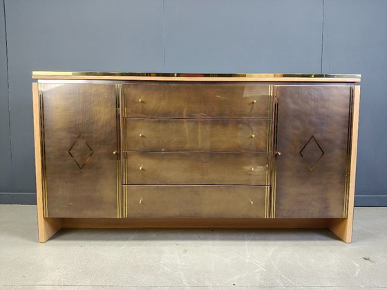 Image 1 of Credenza vintage in ottone di belgochrom, anni '70