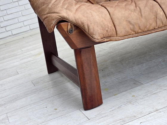 Image 1 of Anni '70, design norvegese di Jan Erik Lindgren, divano a due posti modello "Amazon".