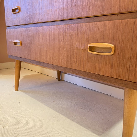 Image 1 of Swedish Teak Chest of Drawers, Years 50-60