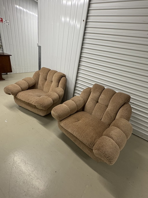 2x Vintage Italian space age chairs