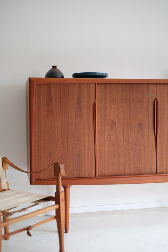 Vintage Hoog Dressoir Axel Christensen, Jaren 50/60 – Aco Møbler, High boards, Wood (photo 4 of 13)