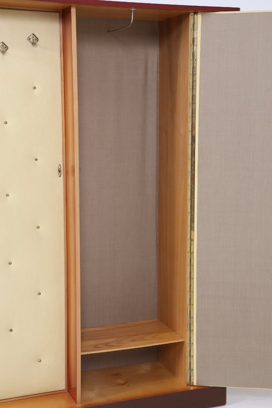 Image 1 of Appendiabiti da parete vintage | Mobiletto da ingresso di metà secolo | Appendiabiti anni &#39;60 | Con asta appendiabiti e scom