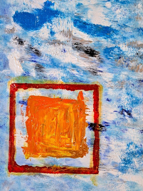 Image 1 of Enzo SAN MARCO - Squares in the infinity - Artist painting