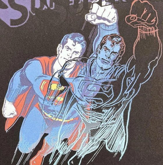 Naar Andy Warhol, Superman, jaren 80, lithografie – Litho's & Zeefdrukken, Paper (photo 2 of 7)