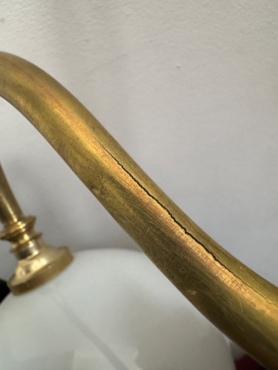 Image 1 of ANCIENNE LAMPE DE BUREAU MONTE ET BAISSE  VINTAGE