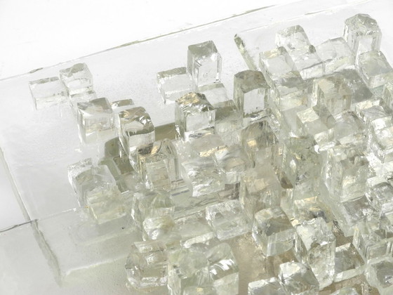 Image 1 of Preciosa lámpara de pared de cristal de Murano de Albano Poli para Poliarte, Italia, años 70.