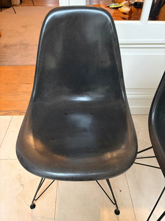 Image 1 of 4x Eames Herman Miller DSR Fibra de vidrio