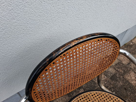 Image 1 of 4 Italian design sled chairs